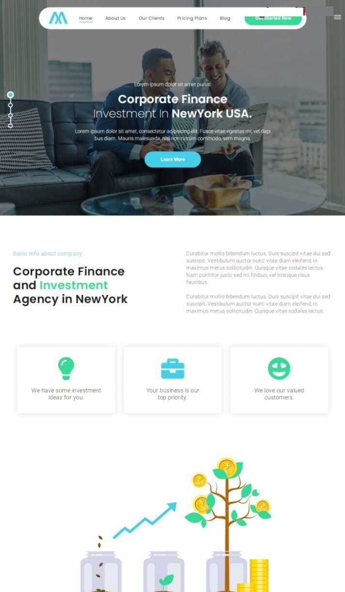 HTML5融资开发机构网站模板 - 创梦DreamCreation知识站