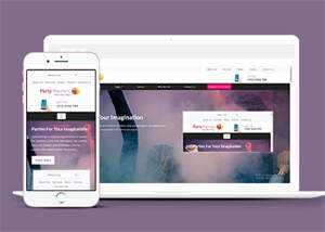 生日派对宣传类网站模板下载 - 创梦DreamCreation知识站