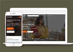 简洁心理学学习平台HTML网站模板下载 - 创梦DreamCreation知识站