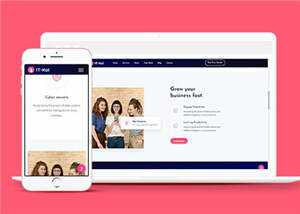 科技软件公司网页html模板下载 - 创梦DreamCreation知识站