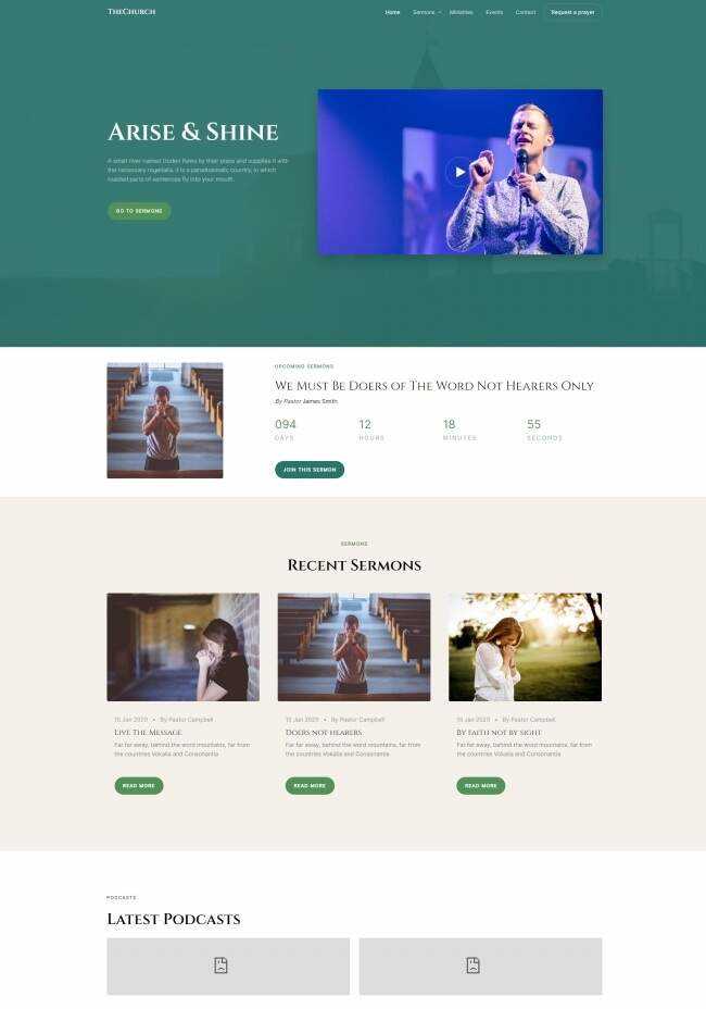 HTML5祈祷祷告线上网站模板 - 创梦DreamCreation知识站