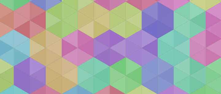 html5 canvas彩色六角菱形拼接背景图案特效 - 创梦DreamCreation知识站