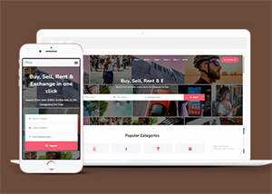 简约型分类商店平台网站模板下载 - 创梦DreamCreation知识站