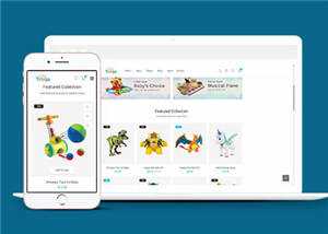 简约儿童玩具商店html模板下载 - 创梦DreamCreation知识站