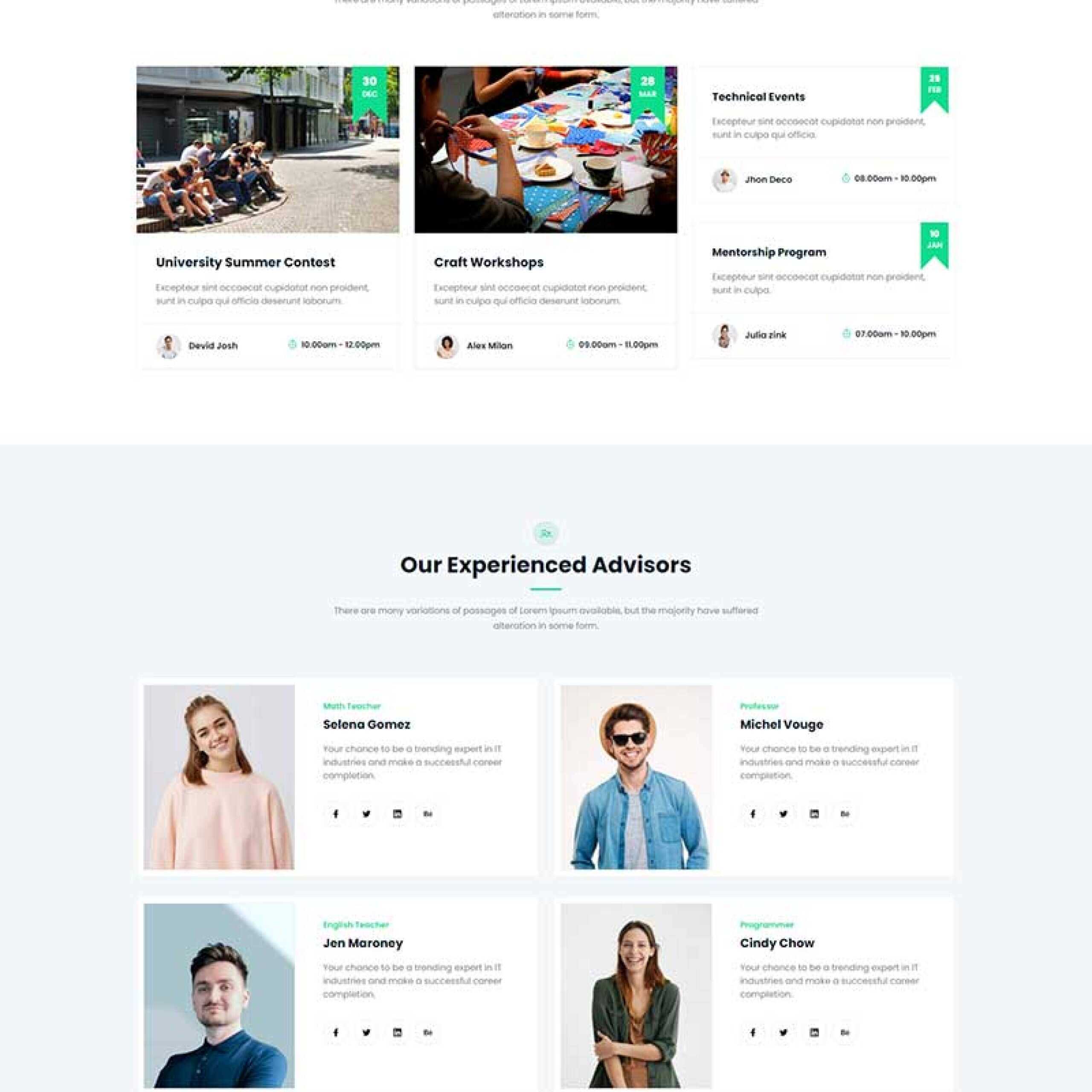 绿色响应式在线课程教育HTML5网站模板 - 创梦DreamCreation知识站