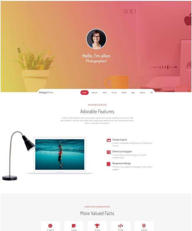 响应式个人简历作品展示网页模板 - 创梦DreamCreation知识站