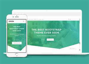 简洁渐变绿色响应式商业网页模板 - 创梦DreamCreation知识站