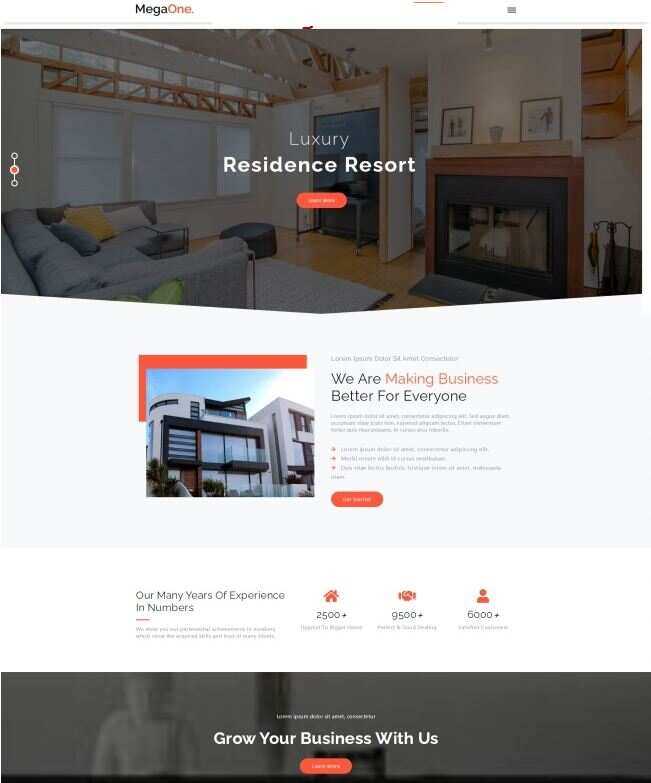 地产代理服务公司HTML5网站模板 - 创梦DreamCreation知识站