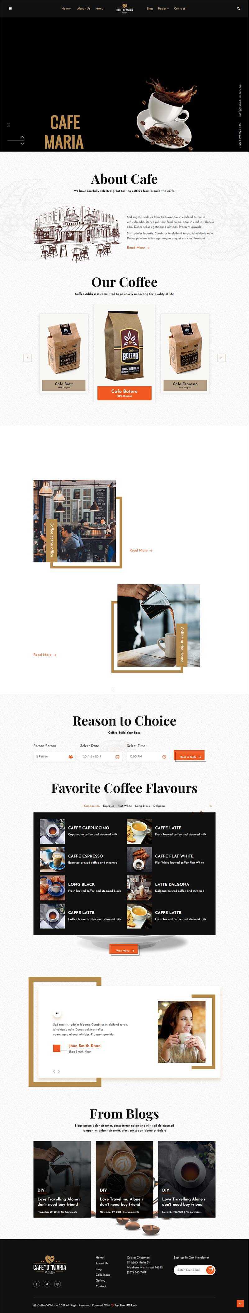 bootstrap响应式甜品茶餐厅官网html模板 - 创梦DreamCreation知识站