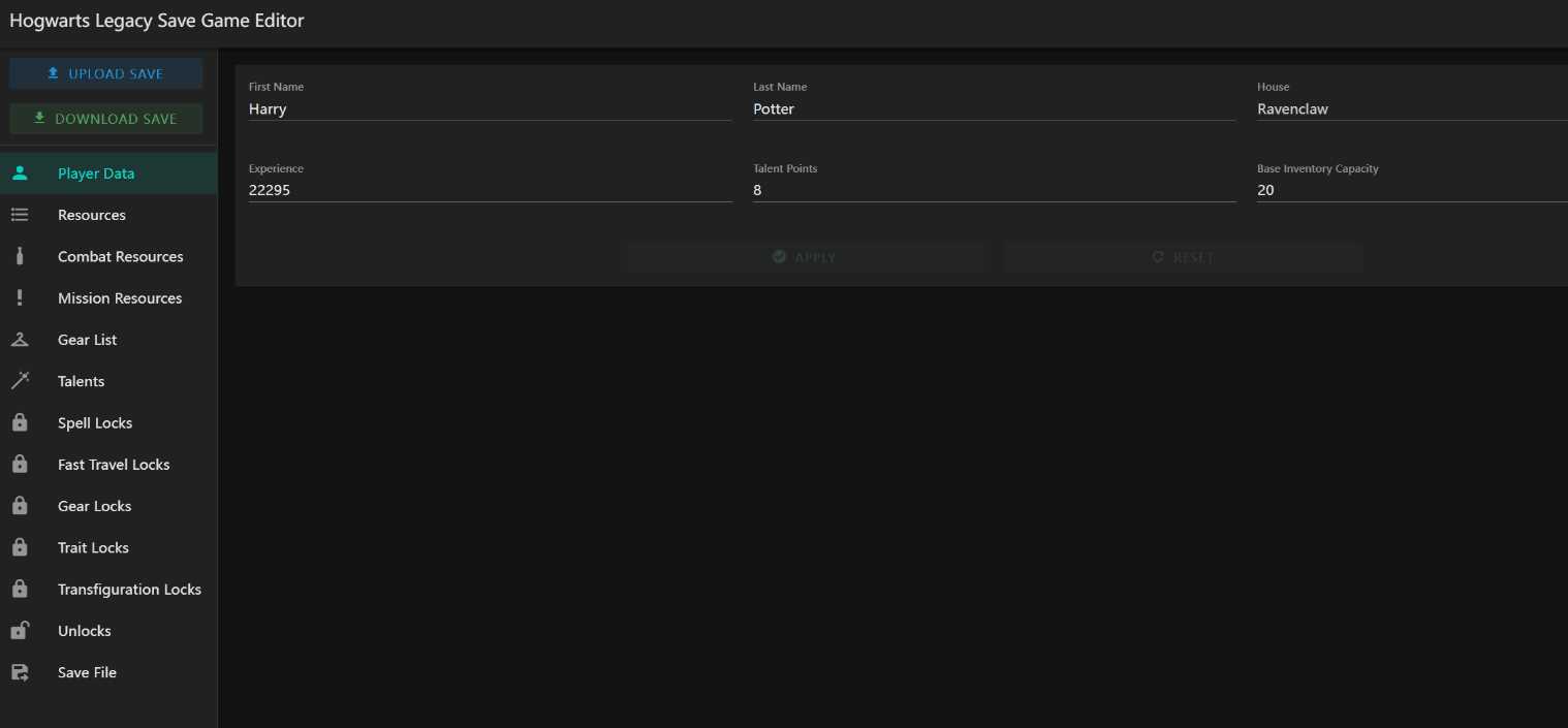 霍格沃茨之遗游戏存档编辑器1.7.1 - 创梦DreamCreation知识站