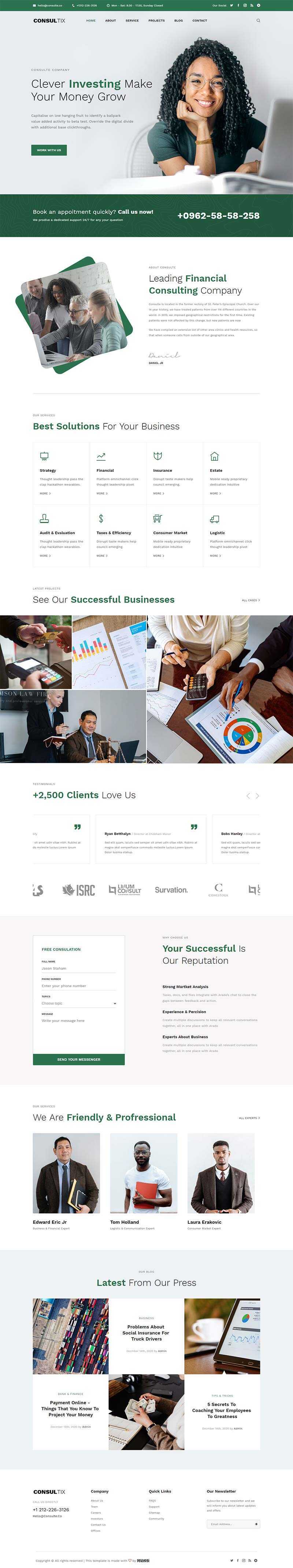 bootstrap创业项目投资公司html5网站模板 - 创梦DreamCreation知识站