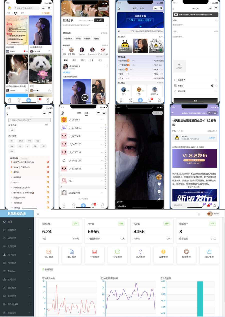 独立版社交论坛前端微信小程序源码问答发帖BBSphp源码 - 创梦DreamCreation知识站