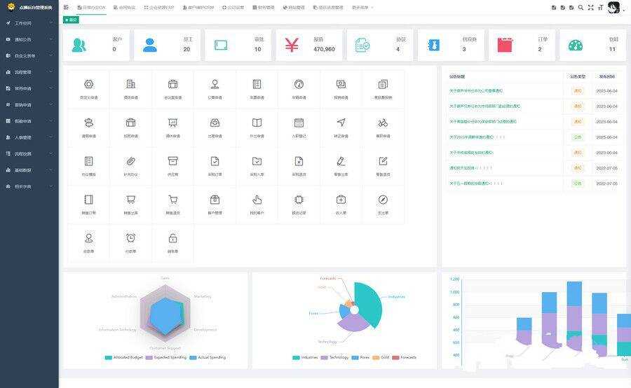 开源OA协同办公系统，集成Flowable流程引擎 可拖拽创建个性表单 - 创梦DreamCreation知识站