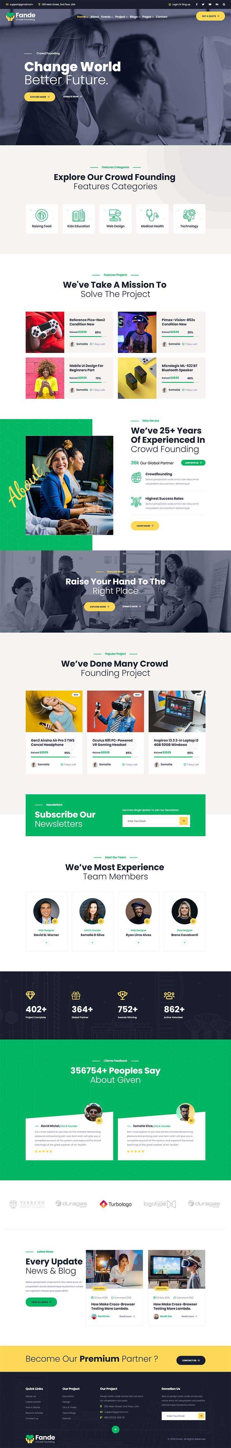 创业投资众筹平台HTML5模板 - 创梦DreamCreation知识站