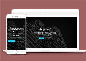 平面设计创意工作室响应式网页模板 - 创梦DreamCreation知识站