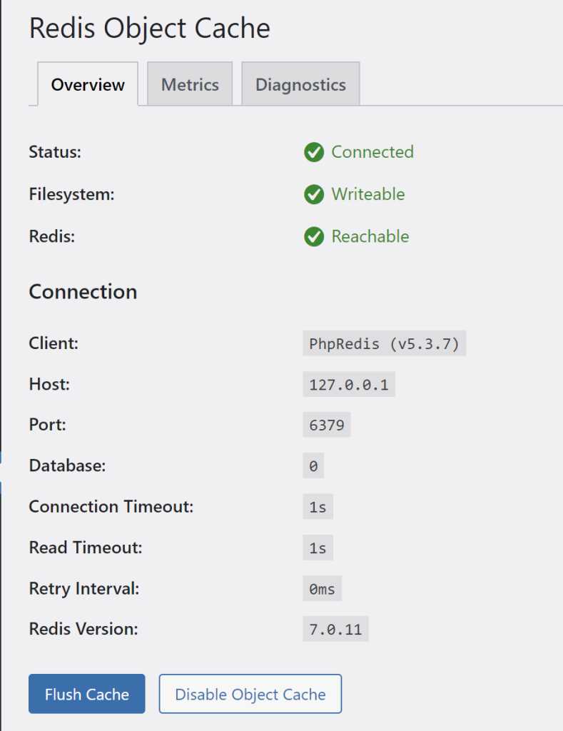 图片[4] - wordpress加速缓存插件Redis Object CacheV2.4.4 - 创梦DreamCreation知识站