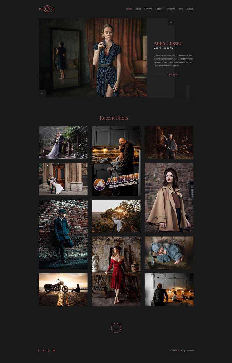 精美摄影作品集网站html模板 - 创梦DreamCreation知识站