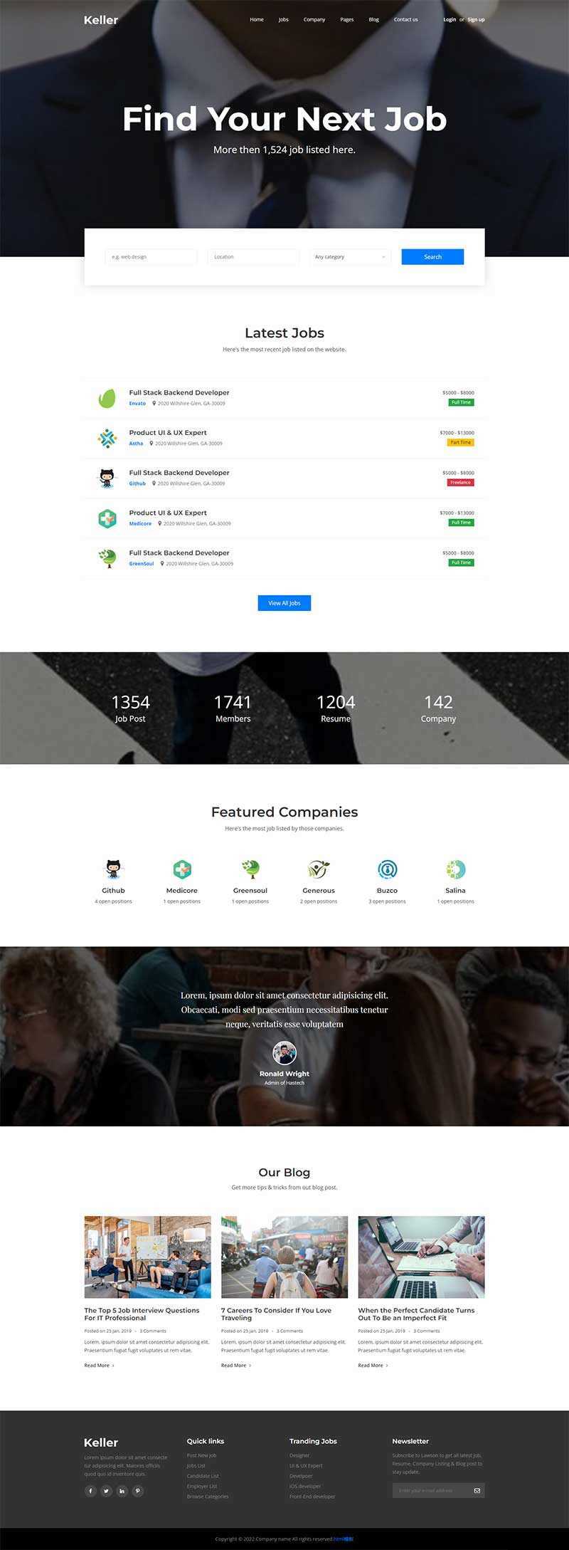 创意商务咨询服务企业网站html模板 - 创梦DreamCreation知识站