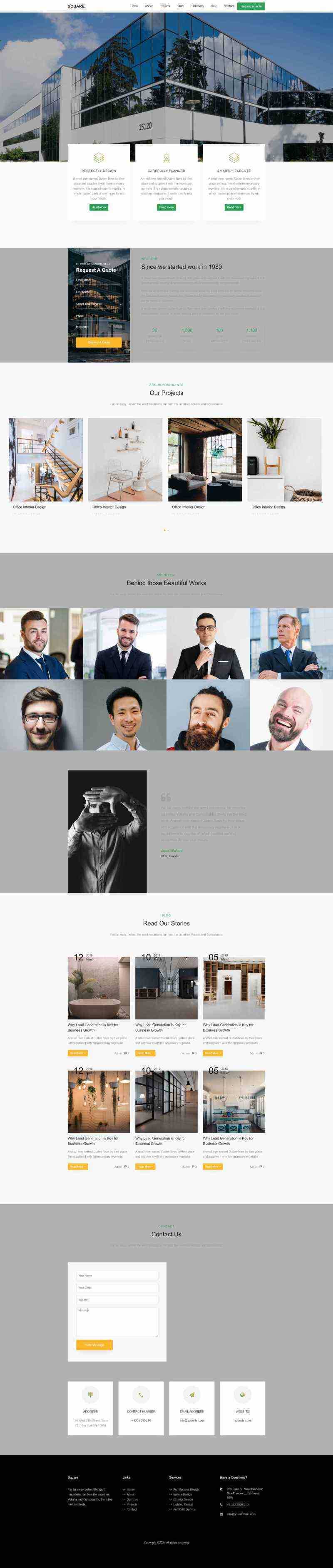 响应式室内装修设计网站html模板 - 创梦DreamCreation知识站