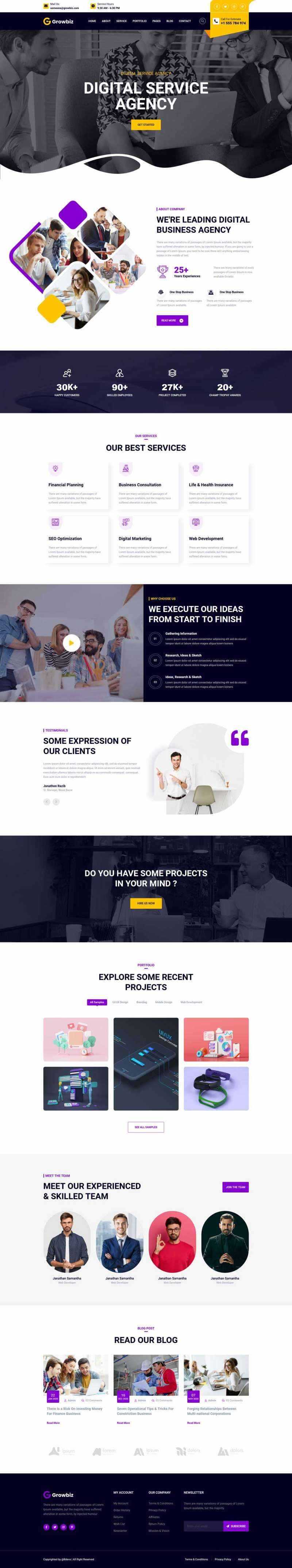 Bootstrap数字软件服务官网HTML5模板 - 创梦DreamCreation知识站