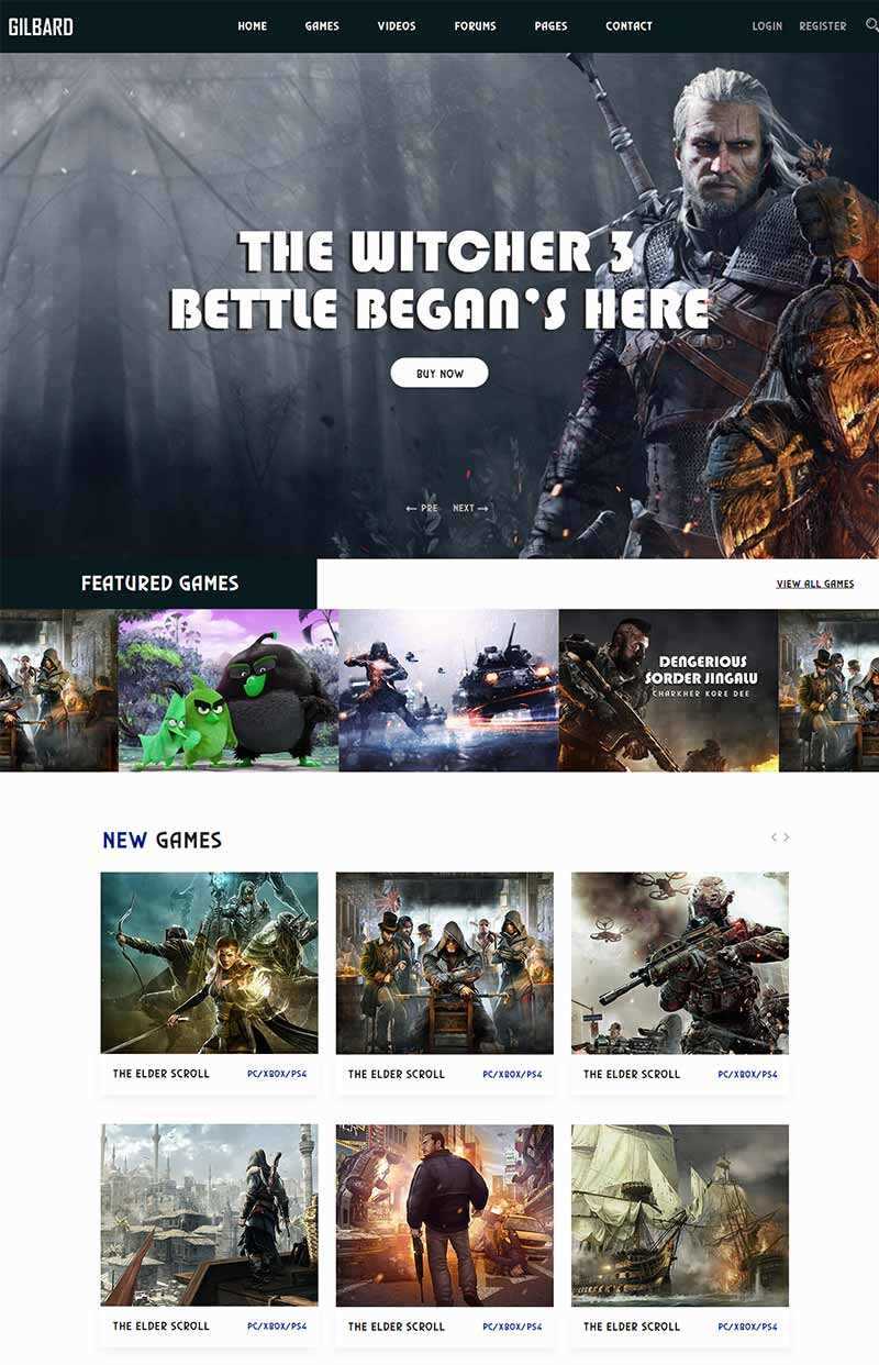 Bootstrap响应式游戏网站html模板 - 创梦DreamCreation知识站