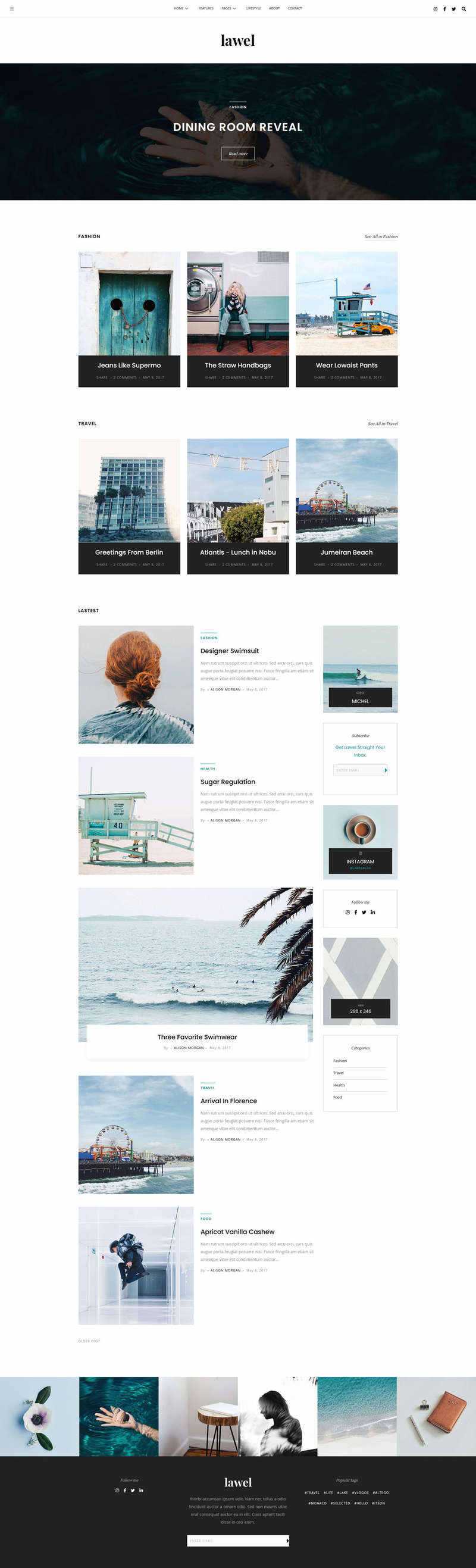 BootStrap5旅游图文相册博客HTML模板 - 创梦DreamCreation知识站