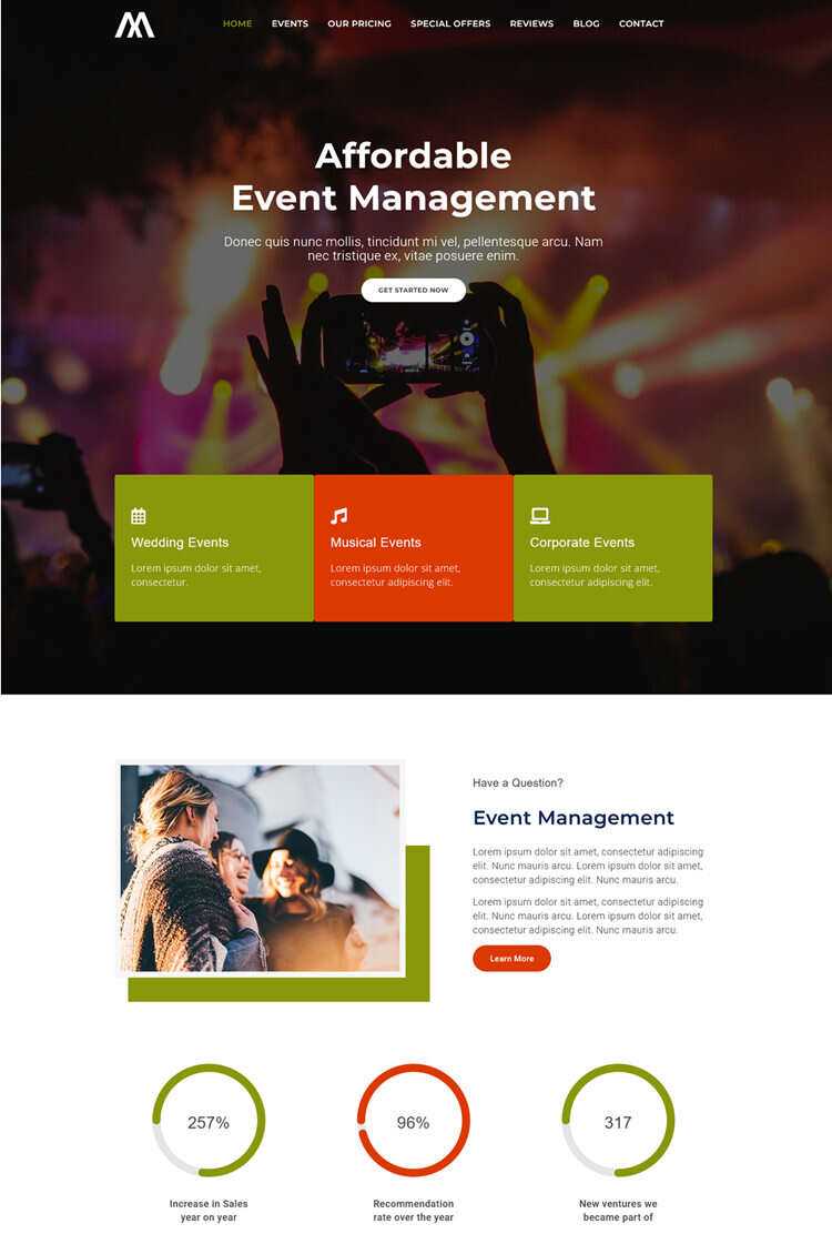 各类活动策划公司网站html5模版 - 创梦DreamCreation知识站