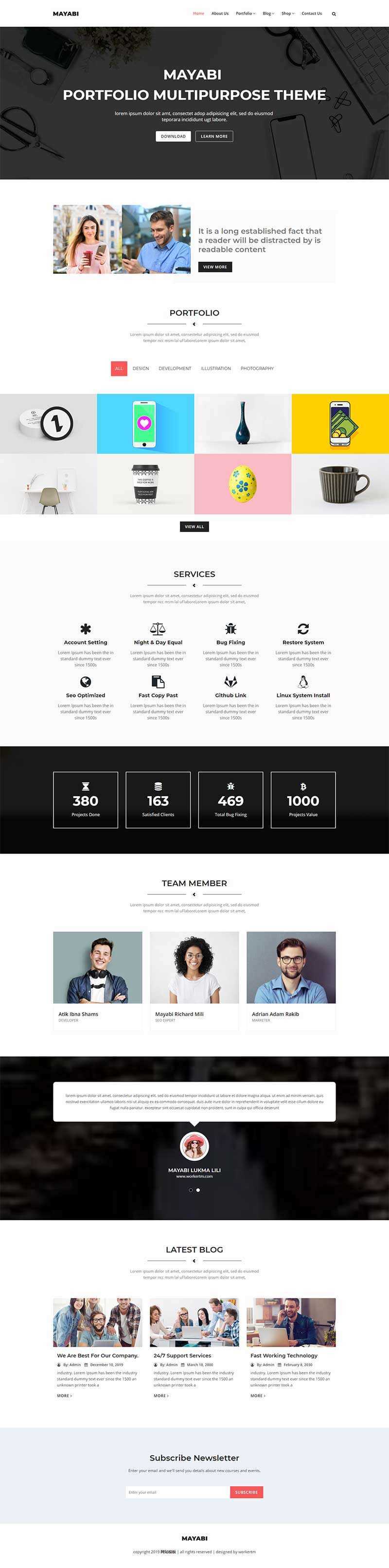 响应式多用途的公司业务展示HTML5模板 - 创梦DreamCreation知识站