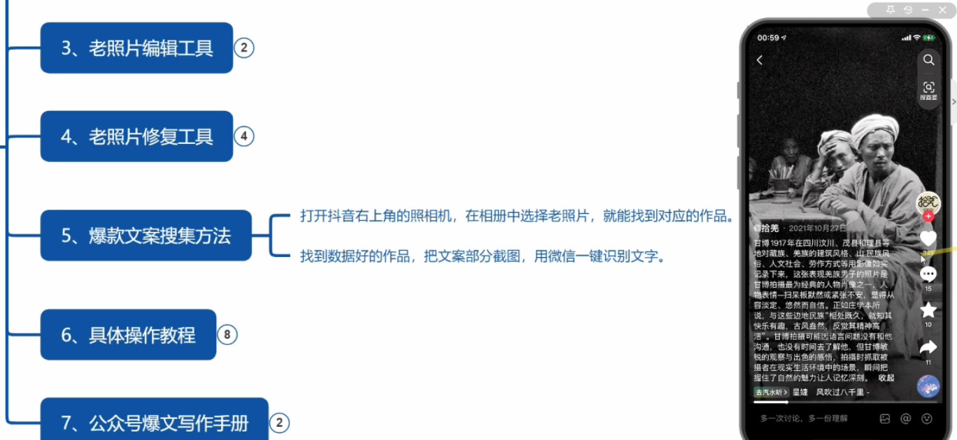 老照片修复新玩法,篇篇爆文 10W+,简单无脑易操作,月入过万轻轻松松 老照片修复新玩法,篇篇爆文 10W+,简单无脑易操作,月入过万轻轻松松