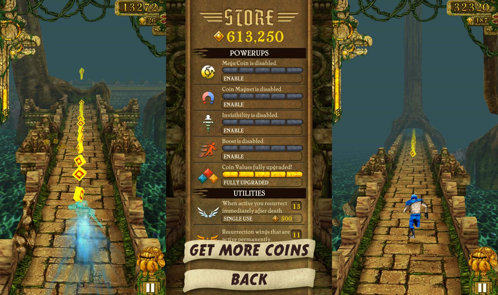 手机逃跑游戏《神庙逃亡》无限金币 - 创梦DreamCreation知识站