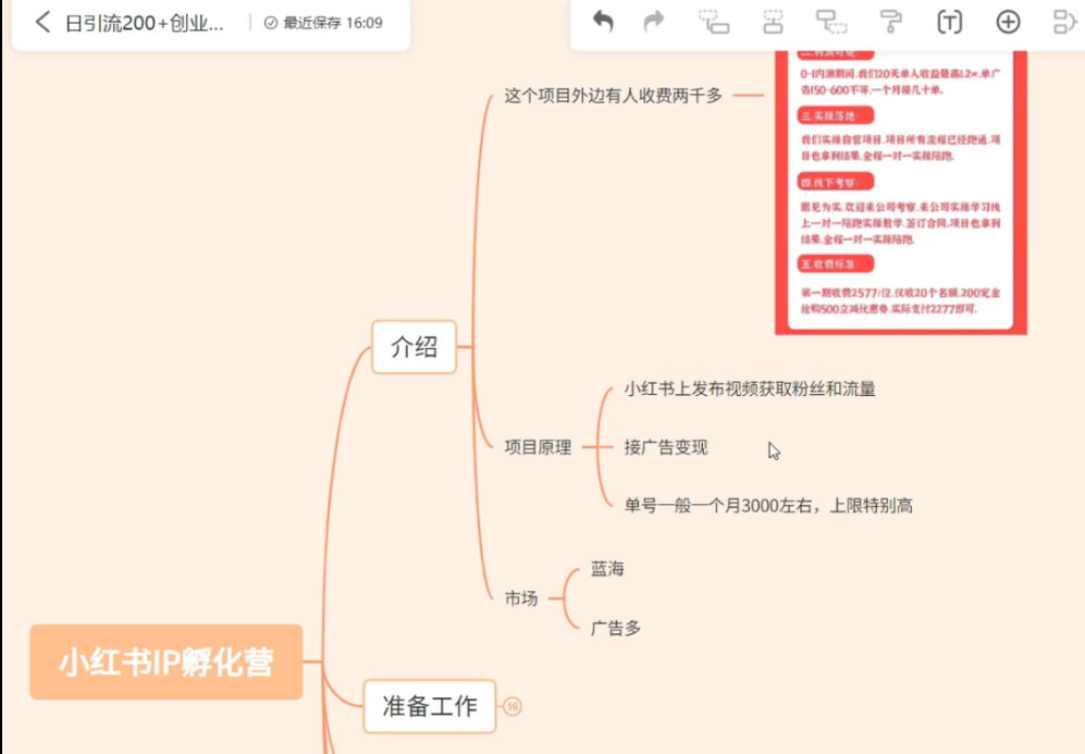 图片[2] - 价值 2000+ 的小红书孵化营项目，超级大蓝海，七天即可开始变现，稳定月入 1W+ - 创梦DreamCreation知识站
