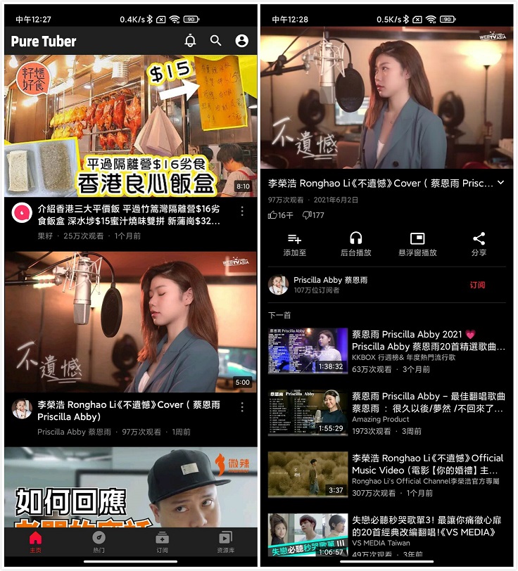 油管纯净版 Pure Tuber v2.15.20.103 解锁VIP - 创梦DreamCreation知识站