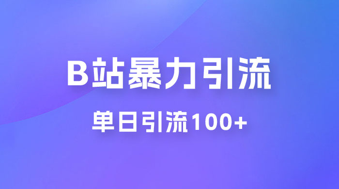 B 站暴力引流新玩法，单日引流 100+ - 创梦DreamCreation知识站