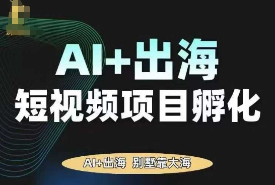AI·TikTok AI+出海短视频项目孵化，陪你从0-1借助AI实现出海变现 - 创梦DreamCreation知识站