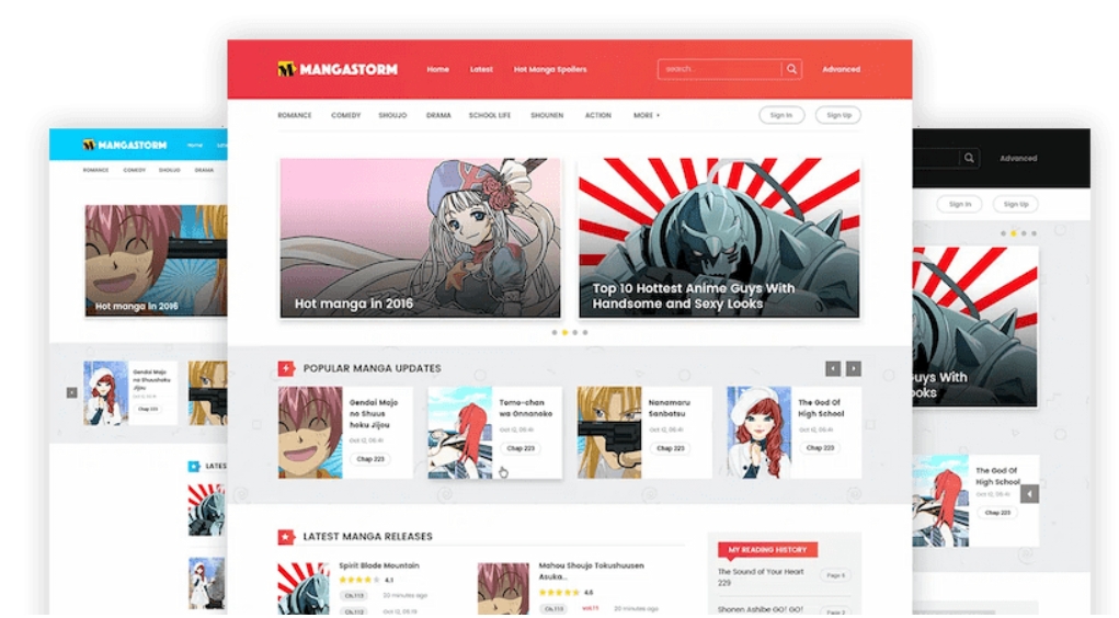 Madara 2.2.2.1主题源码 响应式WordPress漫画小说主题模板 - 创梦DreamCreation知识站