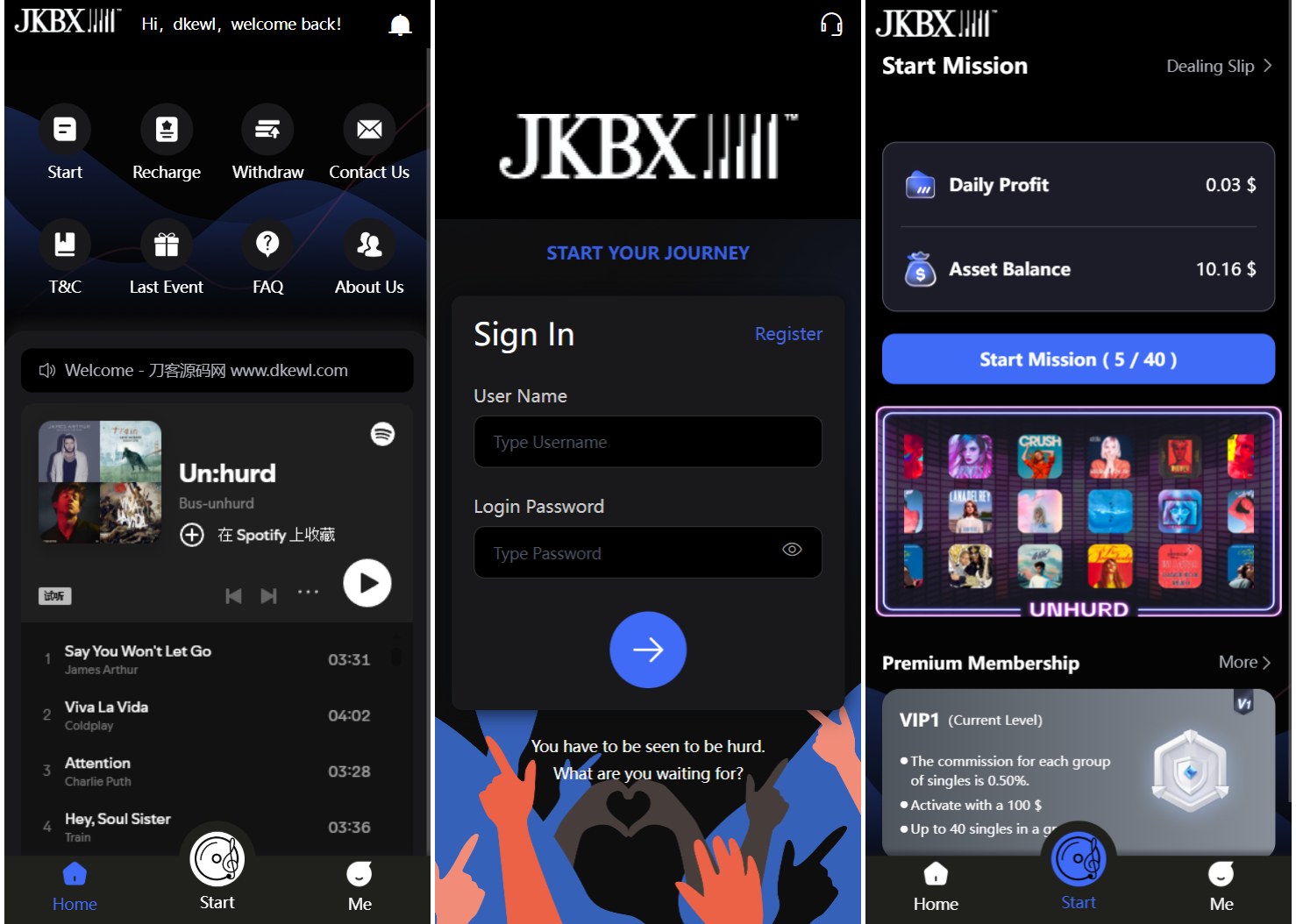 JKBX海外音乐抢单系统源码 Thinkphp框架 附教程 - 创梦DreamCreation知识站