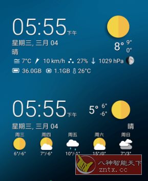 Transparent clock weather 透明时钟和天气v8.48.4专业版 - 创梦DreamCreation知识站