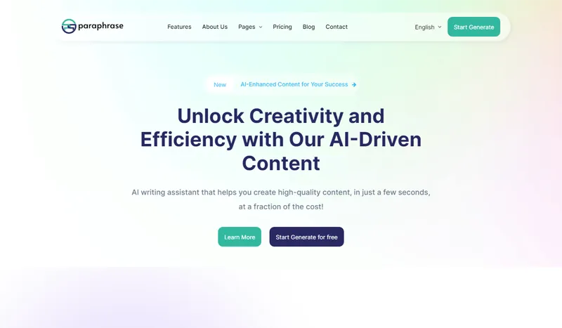 Bootstrap响应式AI写作助手官网源码 - 创梦DreamCreation知识站